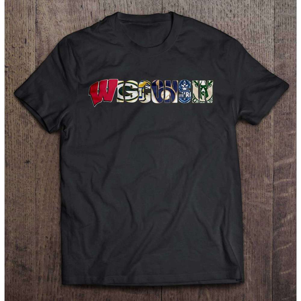 Wisconsin Sports Teams Unisex T Shirt